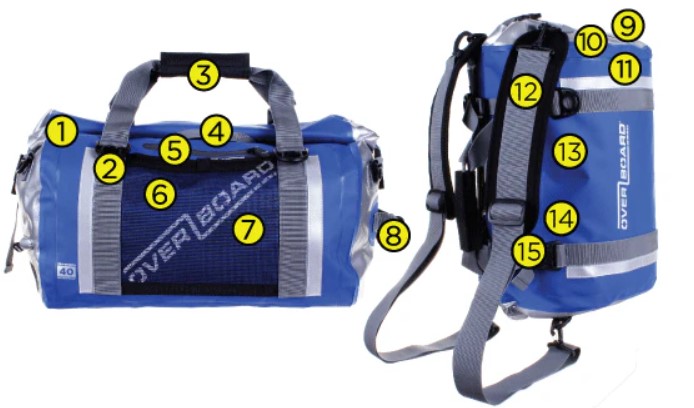 OVER BOARD Pro-Sports táska 40L