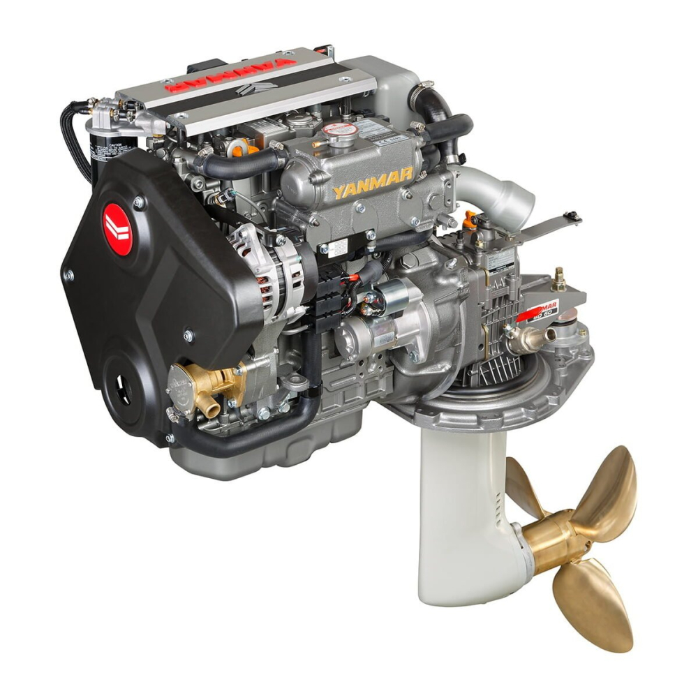 YANMAR 3JH40-C so Saildrive SD 60 - 40 LE