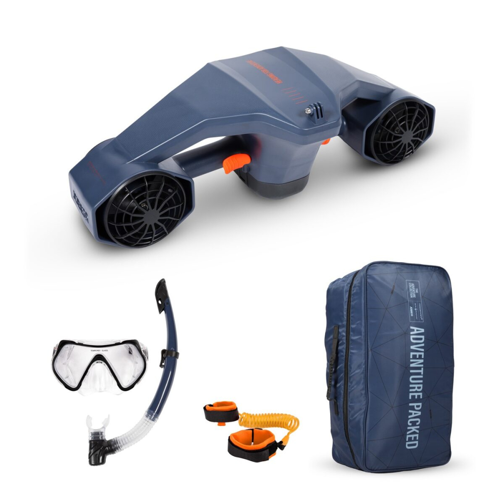 Jobe Axopar Adventure Seascooter csomag víz alatti roller táskával és snorkeling készlettel