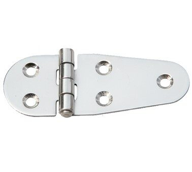 Rozsdamentes acél zsanér 107 x 40 mm