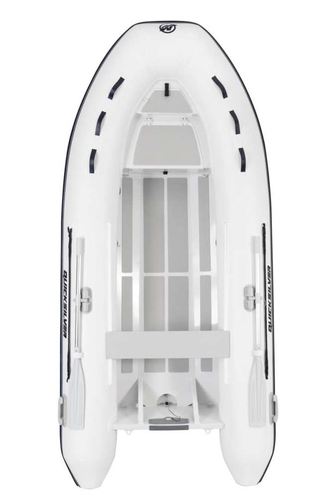 QUICKSILVER 350 ALU RIB tömör padlóval, fehér