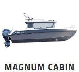 BUSTER MAGNUM CABIN alumínium motorcsónak - 7,58 m