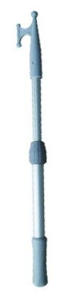Teleszkópos eloxált alumínium csáklya 70-100 cm, Ø 25/30 mm