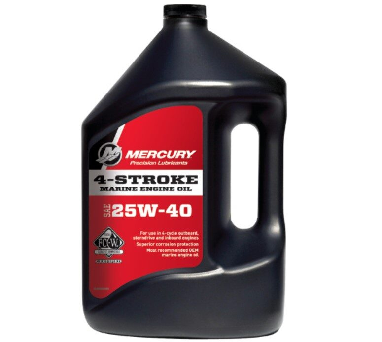 MERCURY 4 ütemű hajómotor olaj 25W-40 4 l Hajómotor olaj 4 ütemű - 4 l