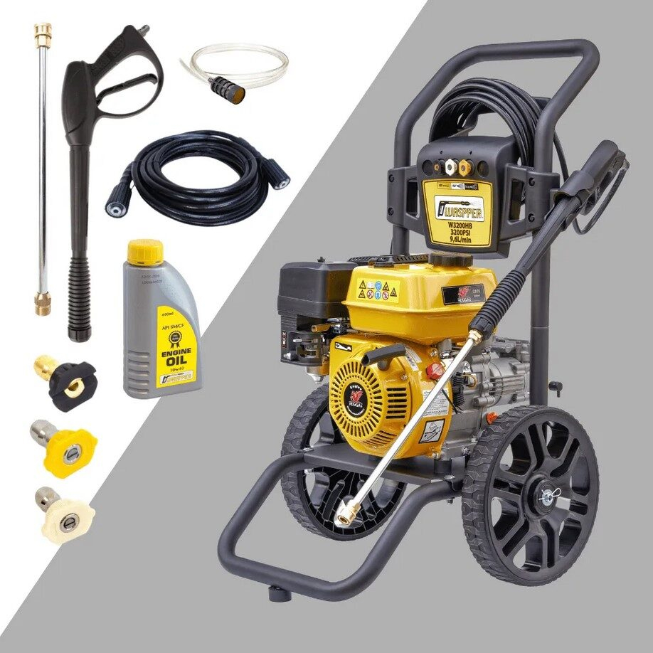 Waspper W3200HB benzinmotoros magasnyomású tisztító, Peggas, 7.0 LE, 220 bar / 3,200 PSI