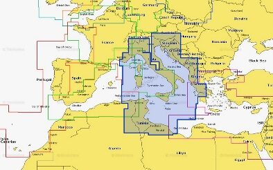 33PP+XL3 - SD-kártya - Mediterrán, Adriai, Jón-tengeri, Korzikai