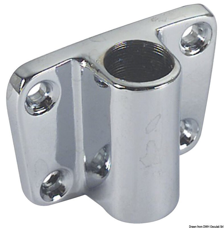 Evezővilla-tartó 50x38x11mm, furat 12mm - oldalsó rögzítés