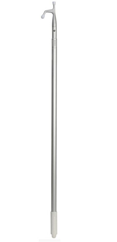 Professzionális, megerősített teleszkópos eloxált alumínium csáklya  120-209 cm, Ø 25/29mm