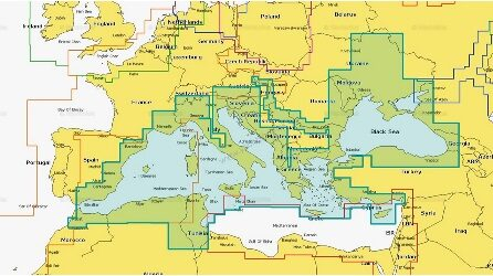 43XGXL9 - SD-kártya - Dél-Európa, Közép-Európa, Fekete-Európa, Duna
