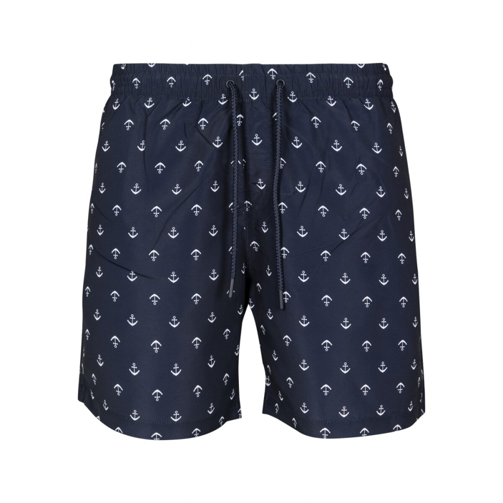 Urban Classics Pattern Anchor fürdőruha - sötétkék