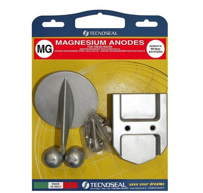 Magnézium anód készlet Alpha One 1. generációhoz