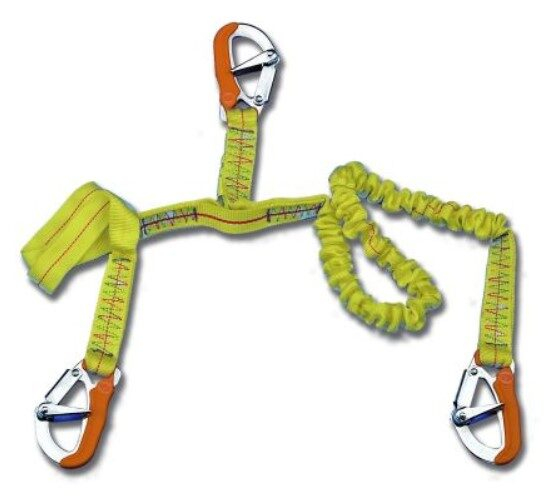 NIROSTA rugalmas mentőkötél - 3 karabiner