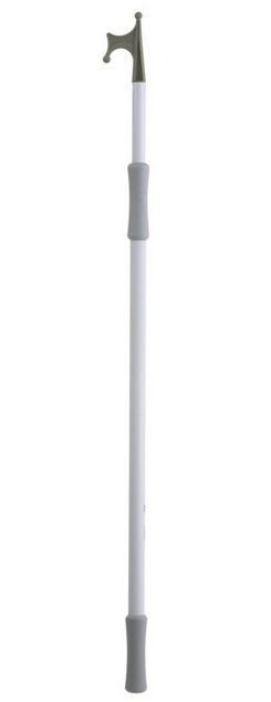 Teleszkópos alumínium csáklya fehér 120-200cm, Ø 25/30mm