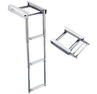 Teleszkópos létraplatform - szélesség 29 cm, 4 lépcsőfok