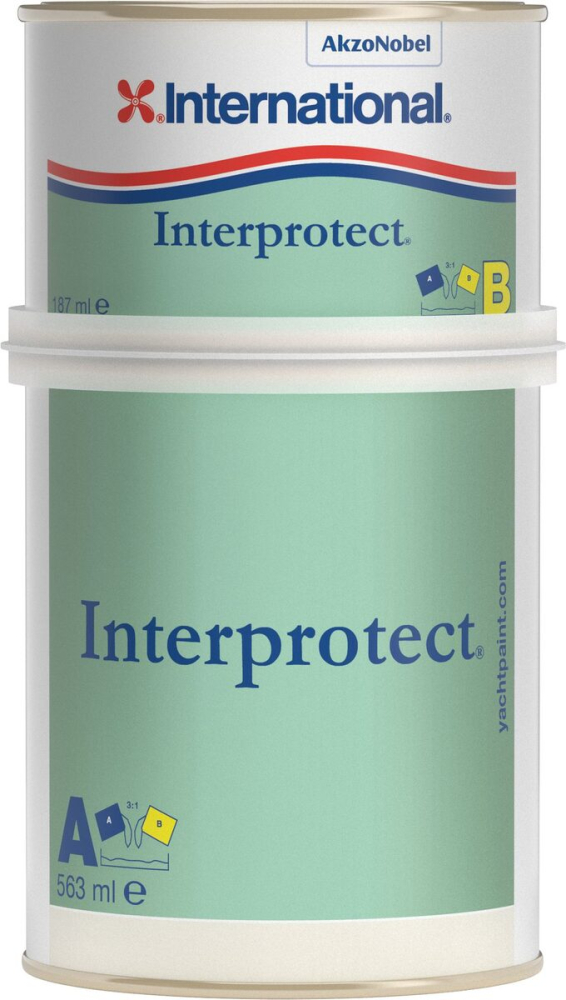 INTERNATIONAL INTERPROTECT Gyorsan száradó epoxi alapozó 2 komponensű, fehér - 750 ml