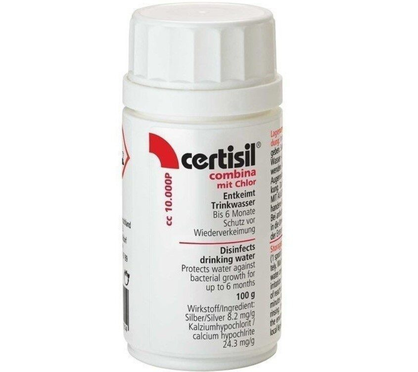 CERTISIL COMBINA CC 10.000P - klórpor 100g, 1mg/100L