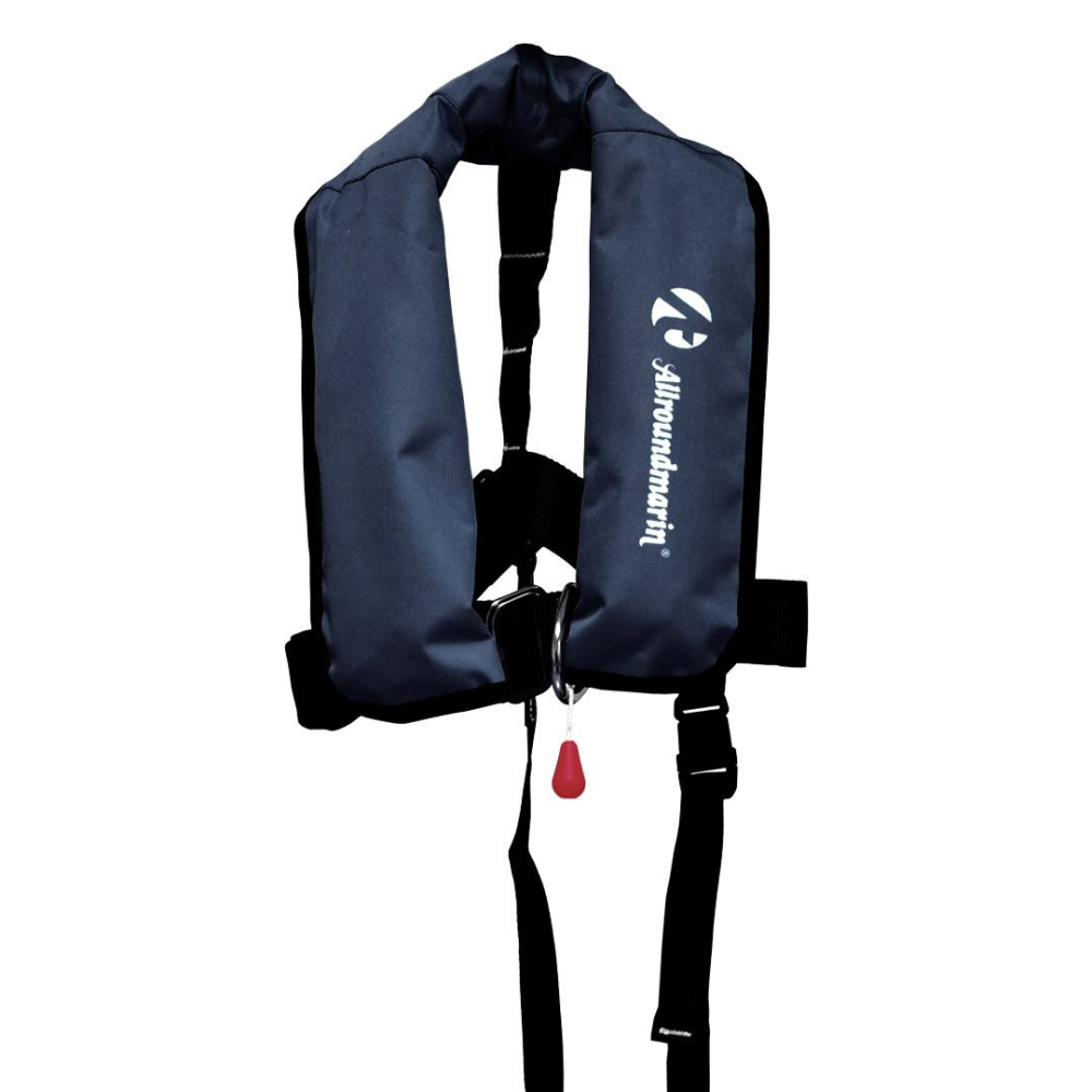 ALLROUNDMARIN automata mentőmellény JUNIOR 150N (15-40 kg) - kék