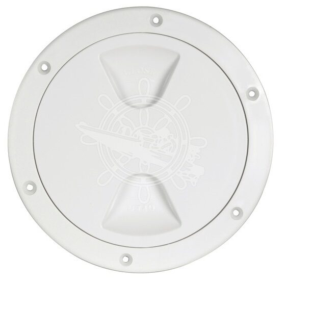 Fehér fedél ellenőrző nyíláshoz Ø 125 mm