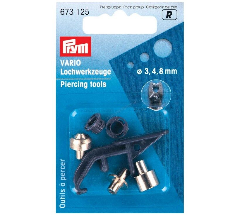 PRYM - Lyukasztó tartozékkészlet 3/4/8 mm