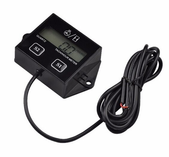 Digitális LCD fordulatszámmérő és üzemóra-számláló