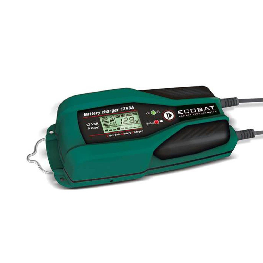 ECOBAT EBC8EU intelligens akkumulátortöltő 12 V, 8 A 5 - 160 Ah akkumulátorokhoz