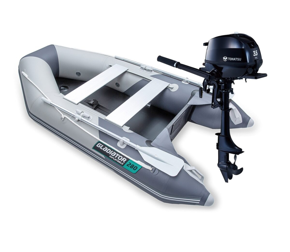 Komplett Gladiator AK280 egy Tohatsu MFS3,5C S-hez