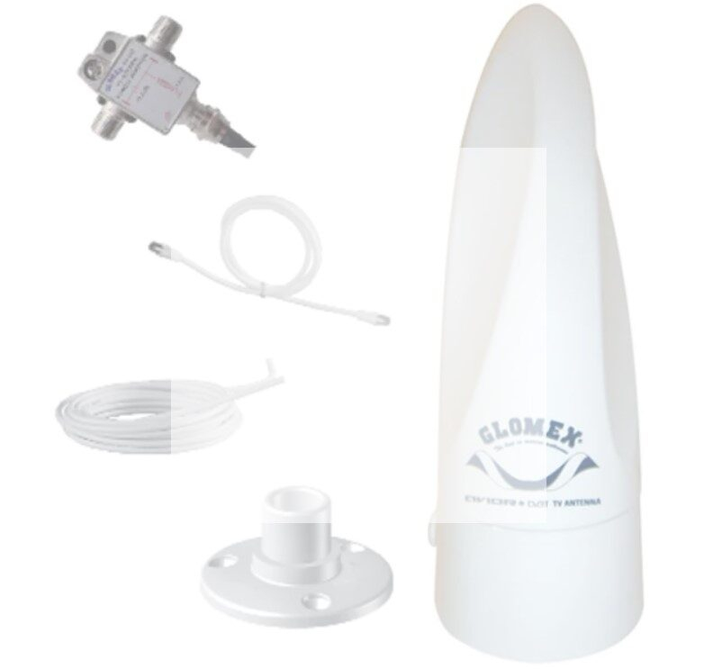 GLOMEX AVIOR VT300 mindenirányú TV-DVBT/DVBT2 és AM/FM kompakt antenna