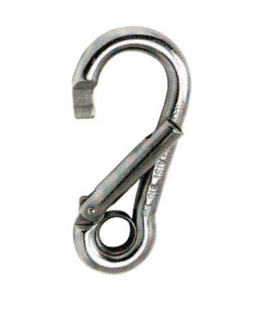 KONG CLASSIC GENIUS Rozsdamentes acél karabiner füllel