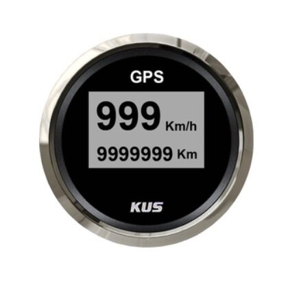KUS - GPS sebességmérő digitális kijelzővel - fekete