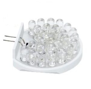 LED izzó G4 - 12V, piros