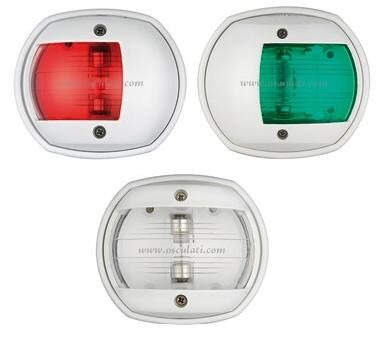 Navigációs lámpa fehér testtel "SPHERA DESIGN" COMPACT 12