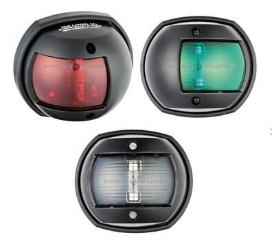 Navigációs lámpa fekete testtel "SPHERA DESIGN" COMPACT 12