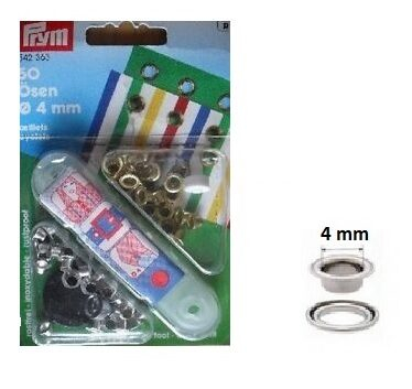 PRYM - 4 mm-es ponyvához való fűzőlyuk