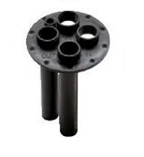 Csatlakozásokhoz lyukakkal ellátott lemez