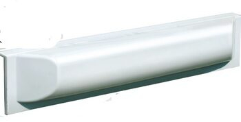 Ponton ütköző fehér - egyenes 500 x 70 x 100 mm
