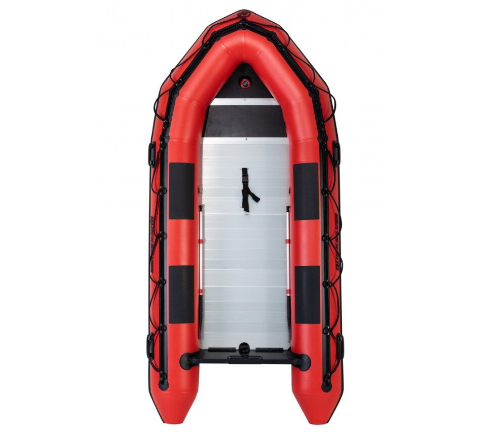 QUICKSILVER 470 SPORT HD felfújható csónak alumínium padlóval, piros színben