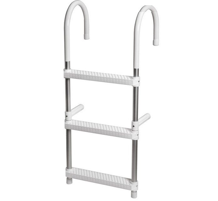 Alumínium létra - 3 fokos, szélessége 35 cm, hossza 83 cm
