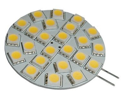SMD LED izzó 24 LED, G4 foglalat