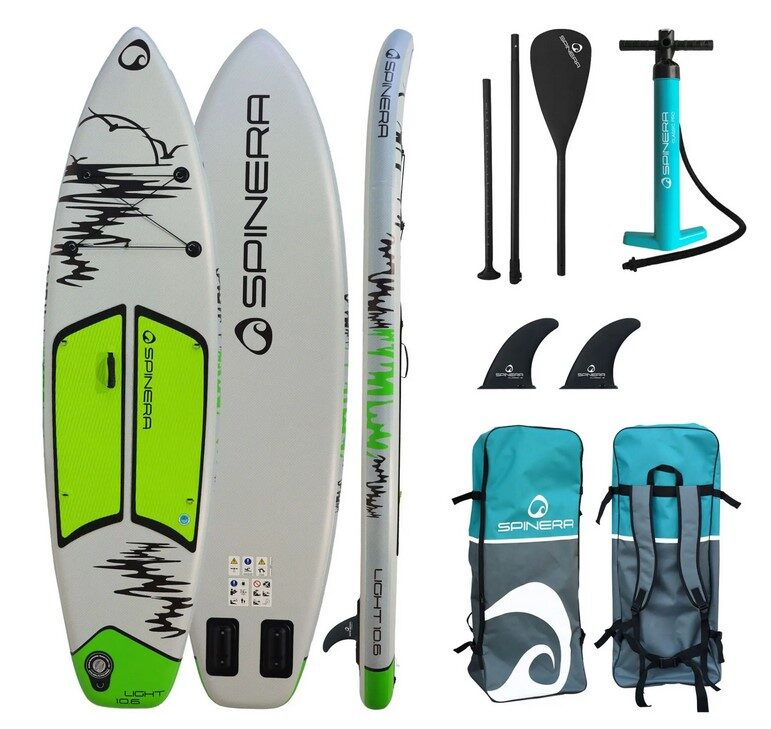 SPINERA SUP szett Light 10.6 ULT SUP deszka - 320 x 83,5 x 15 cm