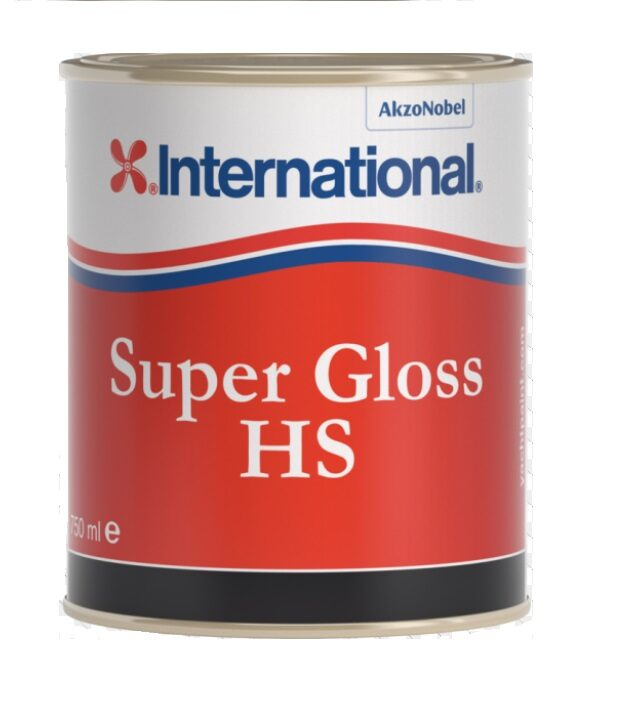 SUPER GLOSS HS Egykomponensű fedőlakk, Fekete 750ml