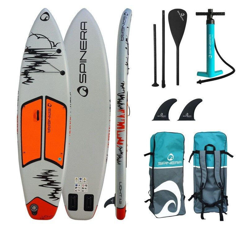 SPINERA SUP szett Light 11.2 ULT SUP deszka - 340 x 84,5 x 15 cm