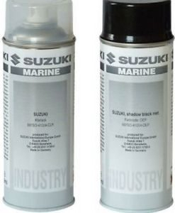 SUZUKI szürke motorfesték spray - 400 ml