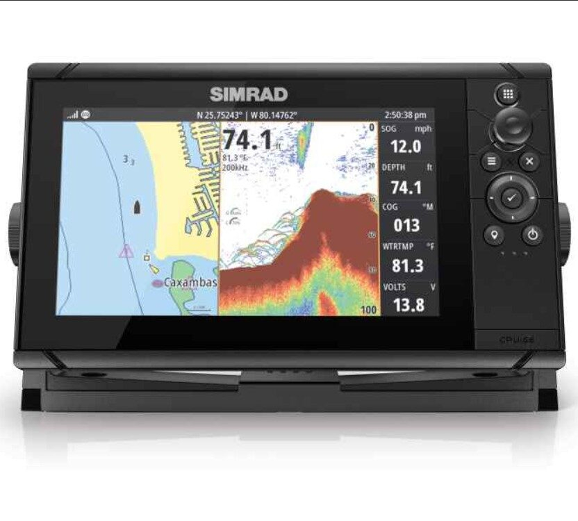 SIMRAD Cruise 9 ROW 83/200 XDCR halradar