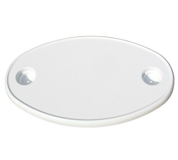 Ovális asztallap öntött ABS-ből - 75 x 50 cm