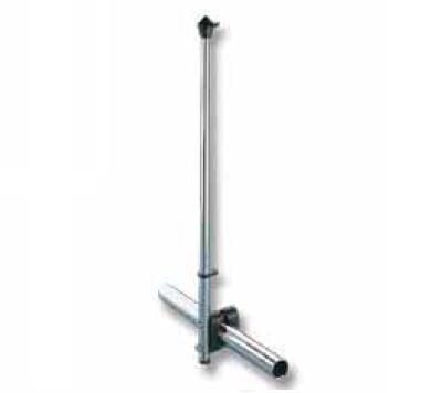 Rozsdamentes acél zászlórúd korlátra szerelhető 50 cm