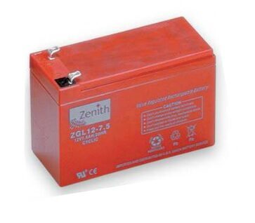 ZENITH AGM akkumulátor, 12 V/7 Ah