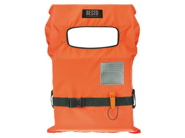 BESTO tanúsítvánnyal rendelkező, 60N-os univerzális mentőmellény 30-50 kg-os gyermekek számára