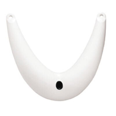 Homlokfender fehér 340 x 360 mm
