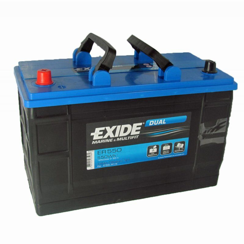 EXIDE DUAL Marine &amp; Multifit 115Ah - vontatóakkumulátor