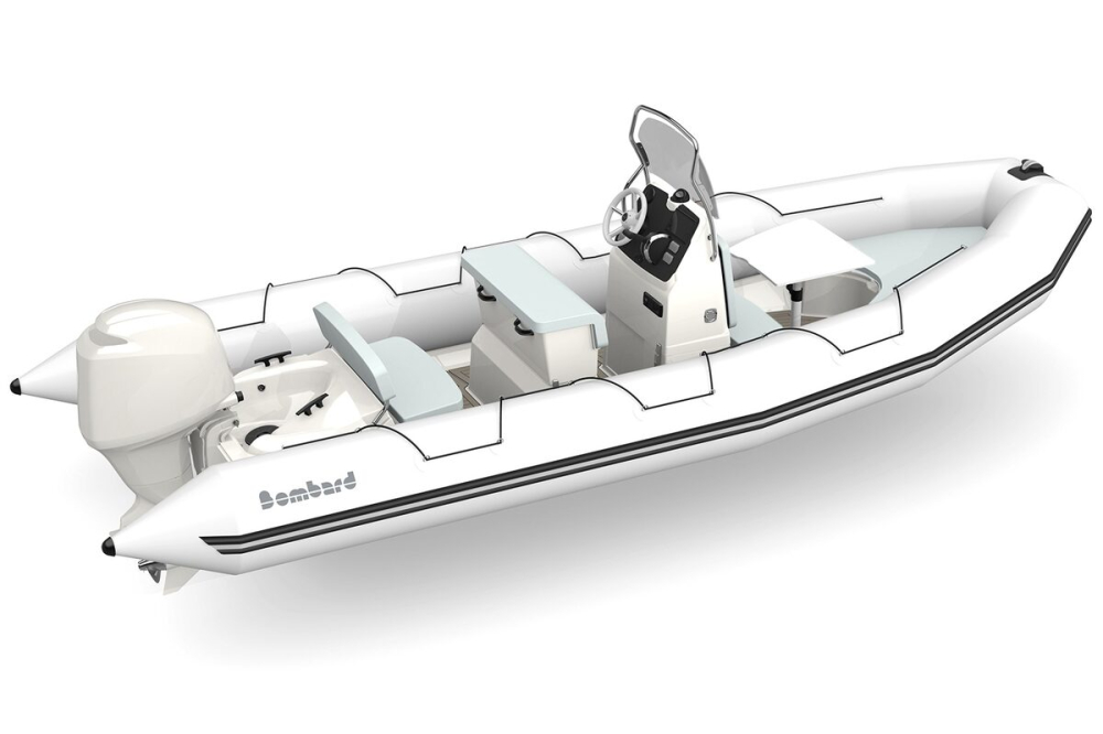 Bombard Sunrider 650 Strongan felfújható csónak világos szürke / világos szürke